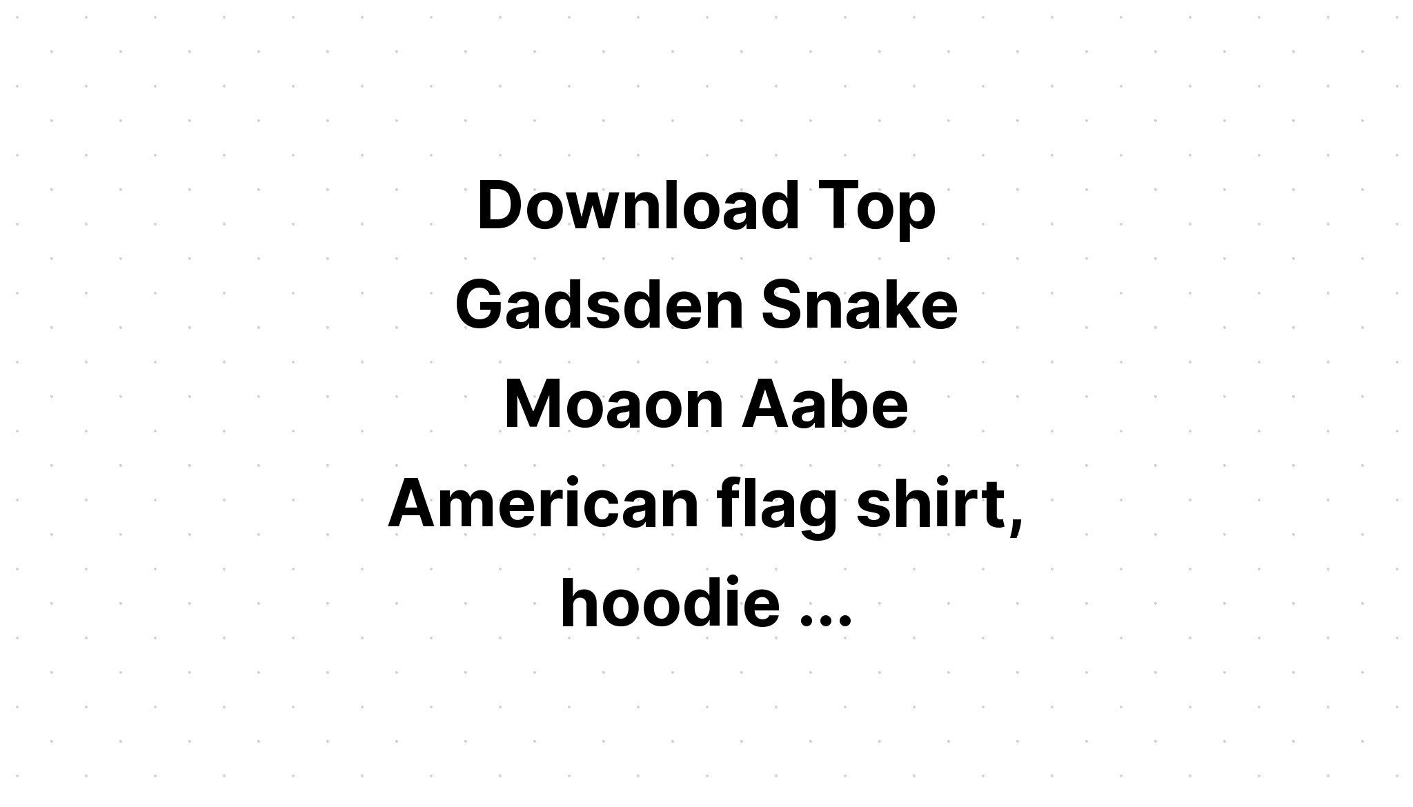 Download Moaon Aabe Gadsden Snake SVG File